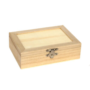 rekeszes tükrös fadoboz