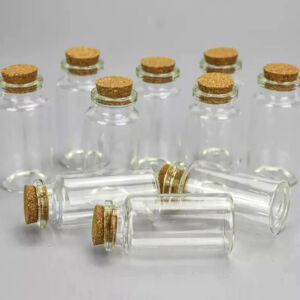 Mini üveg parafadugóval 22mm