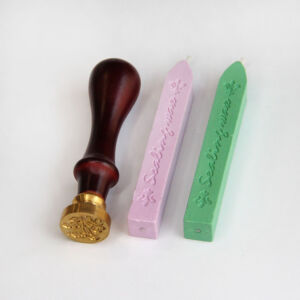 Pecsétviasz készlet, 2db viasz, 1db bélyegző, Miss You