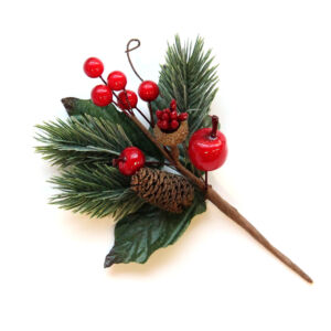 Karácsonyi almás tobozos betűző 15cm