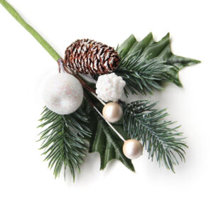 Ünnepi fehér betűző 16cm