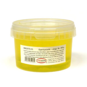 sárga gyertyazselé