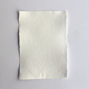 fehér merített papír