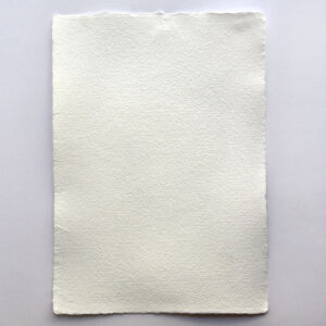 merített papír, fehér