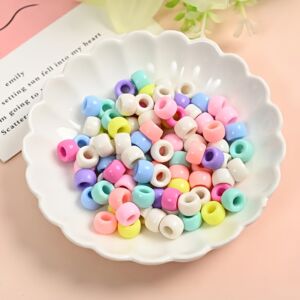 Pony gyöngykészlet, műanyag cukorka színű mix 15g