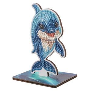 Gyémántszemes kirakó 11cm DELFIN