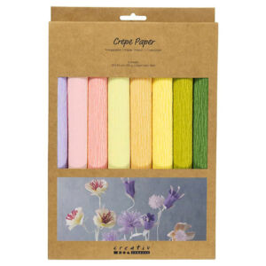 vastag krepp-papír készlet pasztell színek