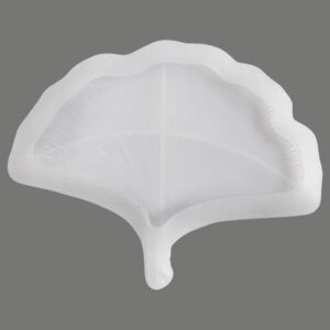 Szilikon öntőforma, gingkolevél tálka