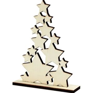 Karácsonyfa csillagokból