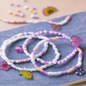 Karkötő készítő csomag, lila 4db-os