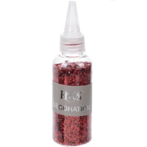 Glitter 40g Közepes szemcsés PIROS