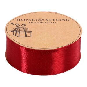 Szaténszalag 25mm bordó