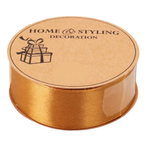 Szaténszalag 25mm bronz