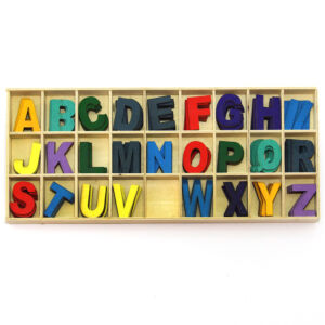 Fabetű készlet, színes 130 darabos