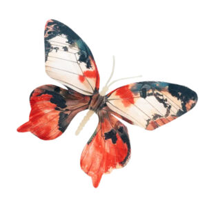 Pillangó csipeszen, 10cm