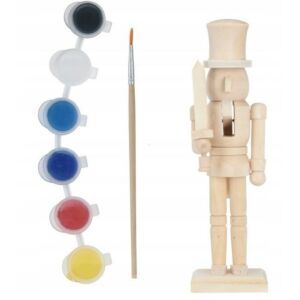 Kifesthető diótörő figura karddal 18cm