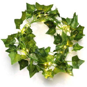 Borostyán girland ledes