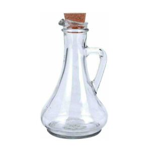 Füles üvegpalack, kiöntő parafadugóval 300ml