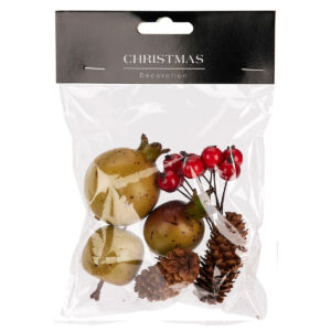 Terméscsomag bogyóval és almával A