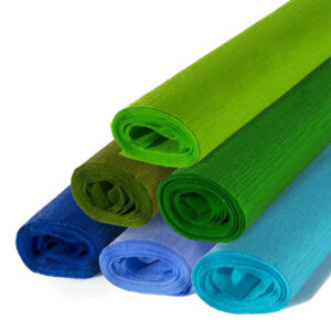 Cartotecnica Rossi - Krepp-papír készlet 50x250cm/40g HIDEG SZÍNEK