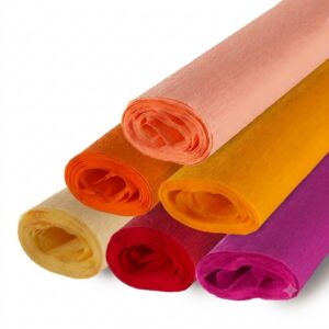 Cartotecnica Rossi - Krepp-papír készlet 50x250cm/40g MELEG SZÍNEK, A