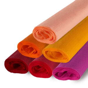 Cartotecnica Rossi - Krepp-papír készlet 50x250cm/40g MELEG SZÍNEK