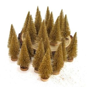 Arany fenyőfa 8cm