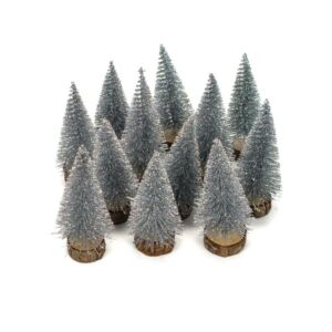 Ezüst fenyőfa 6cm