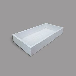 Rövid dekorláda 20x10cm FEHÉR