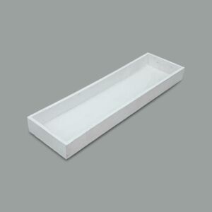 Hosszú dekorláda 35x10cm FEHÉR