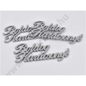 Boldog karácsonyt lézervágott felirat