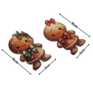 Színes fatábla - Mézi pár 5x9cm, 2db