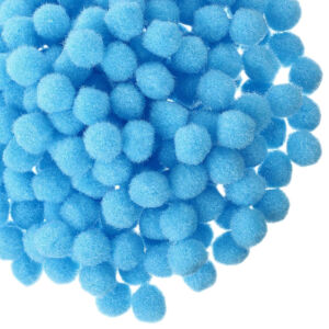 Pompon 15 mm, 100 db VILÁGOSKÉK