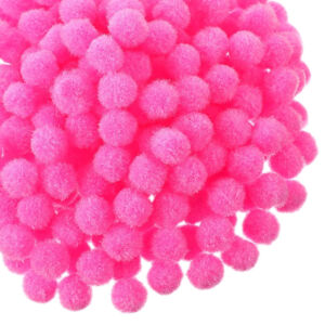 Pompon 15 mm, 100 db RÓZSASZÍN