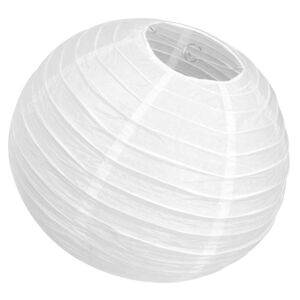 Papír lampion fehér, 25cm