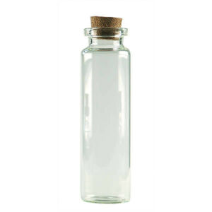 Mini üvegcse parafadugóval 7x2,2cm