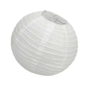 Papír lampion fehér, 20cm