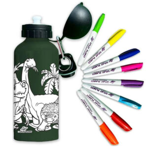 Kifesthető kulacs dinó mintával