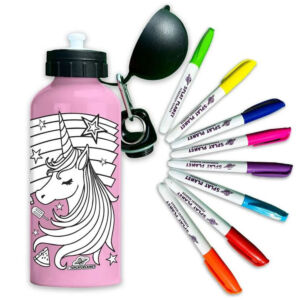 Splat Planet kifesthető kulacs, Unikornis