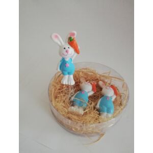 Nyúl répával 6x2,5 cm