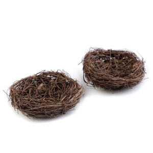 Madárfészek dekoráció 11x2cm, 2db/cs