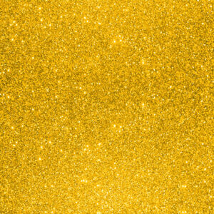 glitteres dekorgumi arany