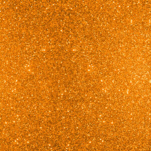 glitteres dekorgumi narancs