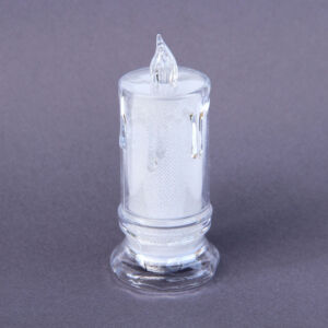 Ledes gyertya, csillogós