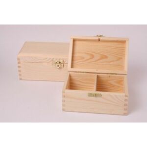 Teafiltertartó doboz, 2 rekeszes