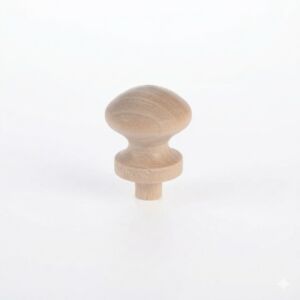 Fa bútorgomb, fogantyú 17mm, 4db