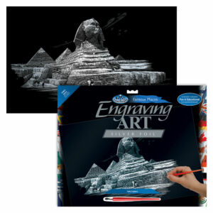 Karckép ezüst - Szfinx 39x29cm