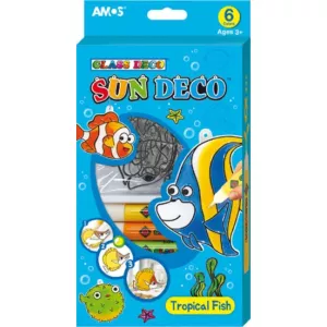 AMOS Üvegmatrica klt.+fényvarázs forma 6*10,5ml TRÓPUSI HALAK