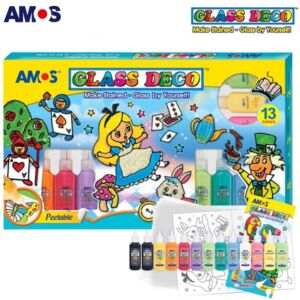 AMOS üvegmatrica-festék mintákkal (13x22ml)