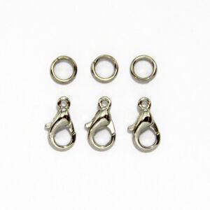 Delfinkapocs duplakarika kicsi 3db/cs ródium